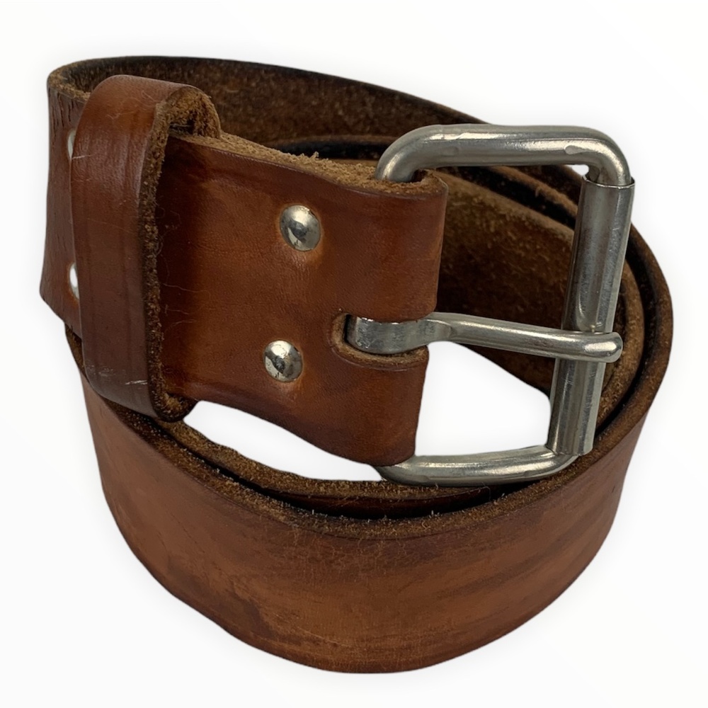 Leather belt